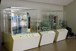 排煙脱硫装置、蒸気タービン・発電機、ボイラの模型