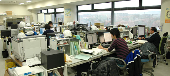 総合研究棟の9階にある斎藤研究室