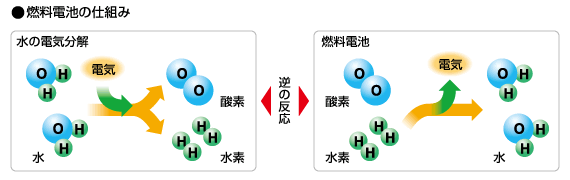 燃料電池の仕組み