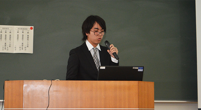 首都大学東京　香取 勇太さん（博士課程枠）